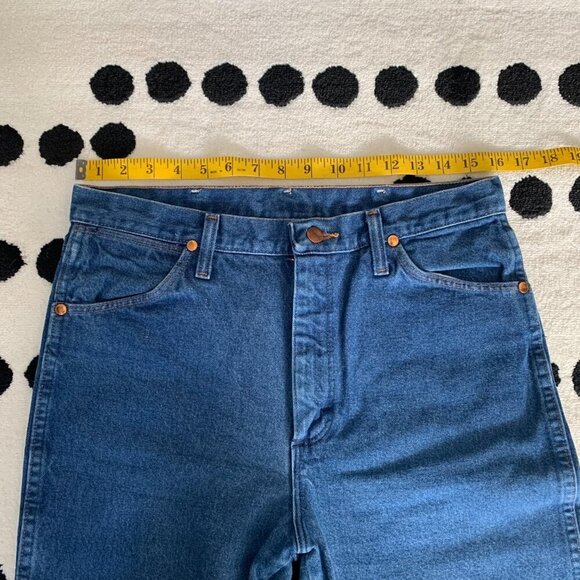 Wrangler Vintage Cowboy Cut Jeans Slim Fit Bootcut Denim - Picture 9 of 13